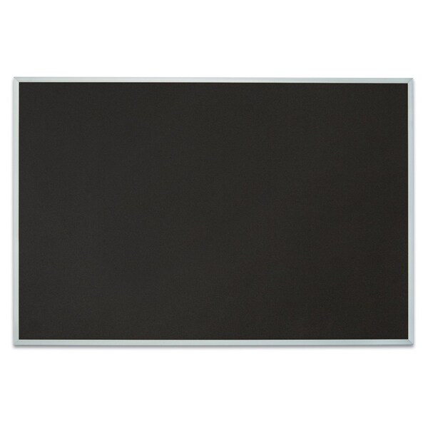 Corkboard, Fabric, Blk/Burg, 1 Dr, 36 x 36"